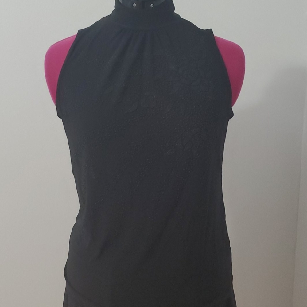 Mock turtle halter style top